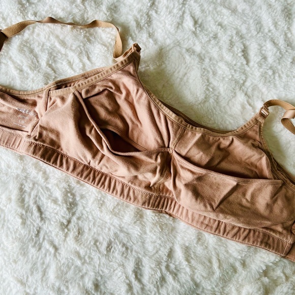 Gap body maternity nursing bra tan beige - Picture 4 of 6